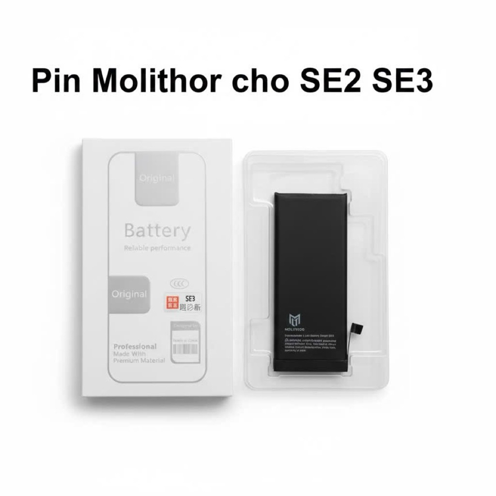 Pin Molithor cho iP SE2 SE3 dung lượng cao