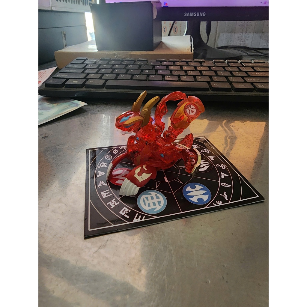 Đồ chơi bakutech Chính hãng Gren dragaon bản đai và chân kim loại