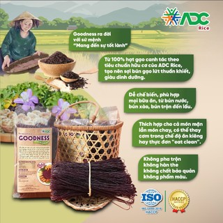 Bún gạo lứt Goodness ADC – Không hàn the, không phẩm màu, không chất bảo quản – 400g