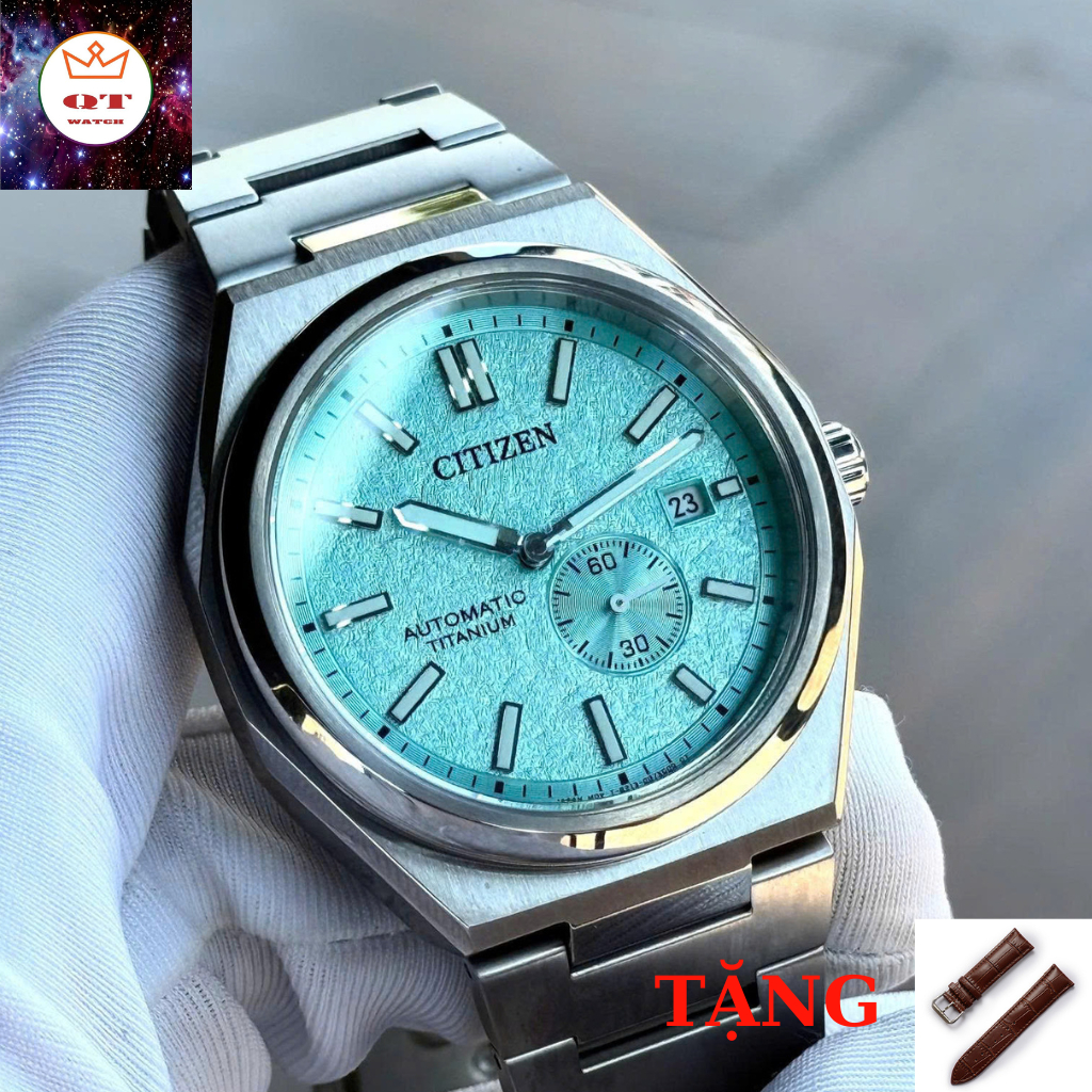Đồng Hồ Nam  CITIZEN ZENSHIN SUPER TITANIUM NJ0180-80M Chính Hãng Tặng Kèm Dây Da Cao Cấp