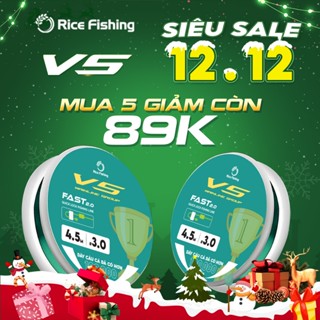  Dây trục câu đài V5 Rice Fishing chất liệu dây cao cấp nylon lụa Nhật tăng cường sức tải DC-21 