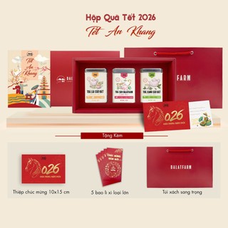  Hộp Quà An Khang  Trà Lài - Trà Sen - Trà Xanh  