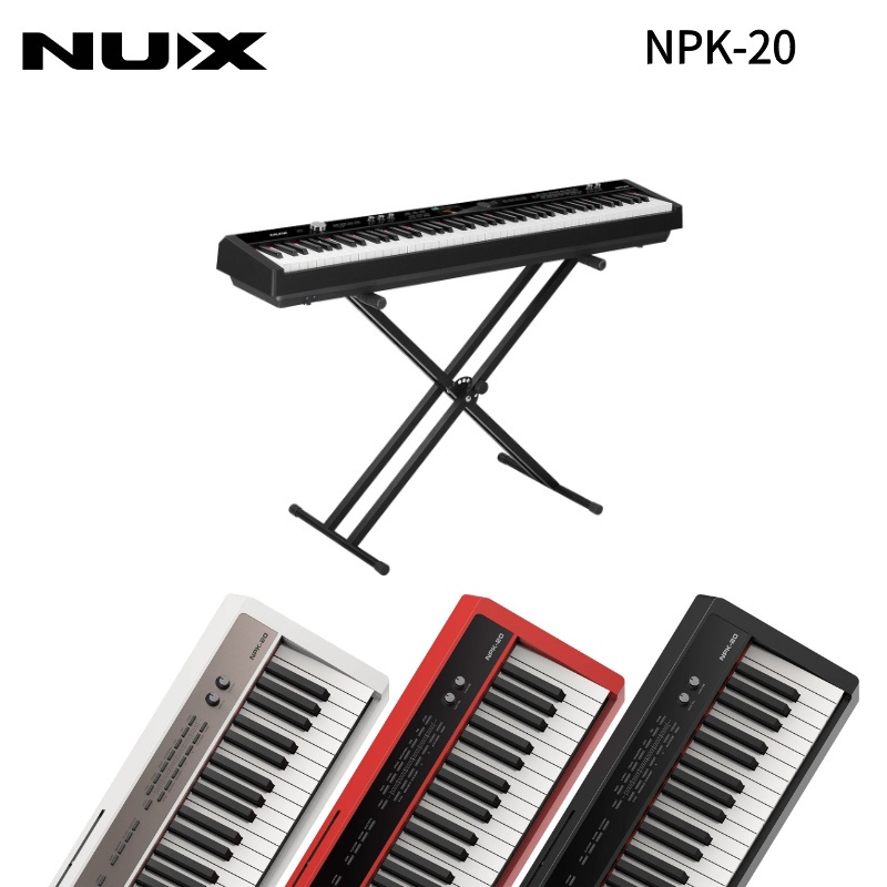 Đàn Piano Điện NUX NPK-20 Cầm Tay - 271 Âm Sắc, Đệm Tự Động, Màn Hình Màu, Mic Hát, Bàn Phím Cảm Ứng