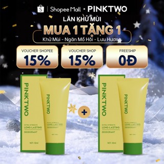 Lăn Khử Mùi PINKTWO Unisex Chai 50ML– Hương Thơm Nước Hoa Lưu Hương Suốt Ngày – Không Gây Vàng Ố Áo