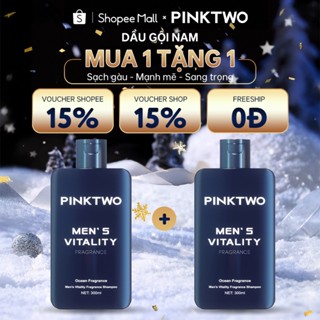 Dầu Gội Nam PINKTWO Hương Nước Hoa – Sạch Sâu, Thơm Lâu, Dịu Mát Da Đầu Chai 300ml