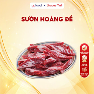 [Hỏa Tốc HN] Sườn Hoàng Đế Bò Mỹ Black Angus USDA (Cao Cấp) Khay 500gr - Dẻ Sườn Bò Nướng Hàn - Gofood