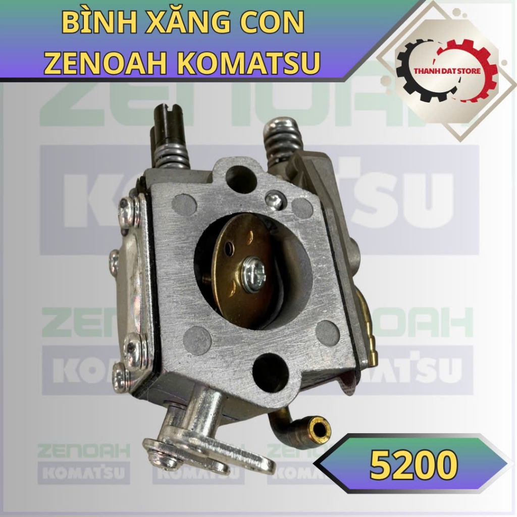 Bình Xăng Con  Máy Cưa Xích ZENOAH KOMATSU 5200