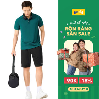  Áo polo nam Yody sport áo thun có cổ áo thể thao tay raglan vải xốp nhẹ thấm hút mồ hôi SAM7138 