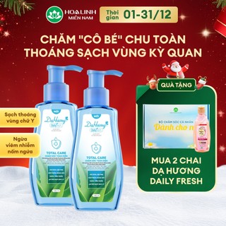  Combo 2 chai dung dịch vệ sinh Dạ Hương Daily Fresh Total Care 145ml - Giúp CHĂM SÓC TOÀN DIỆN 