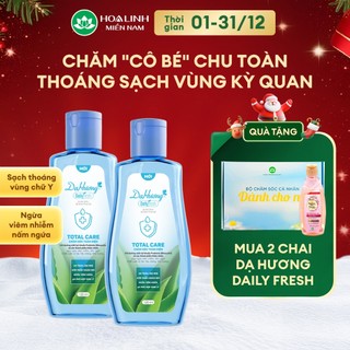  Combo 2 chai dung dịch vệ sinh Dạ Hương Daily Fresh Total Care 120ml chai 
