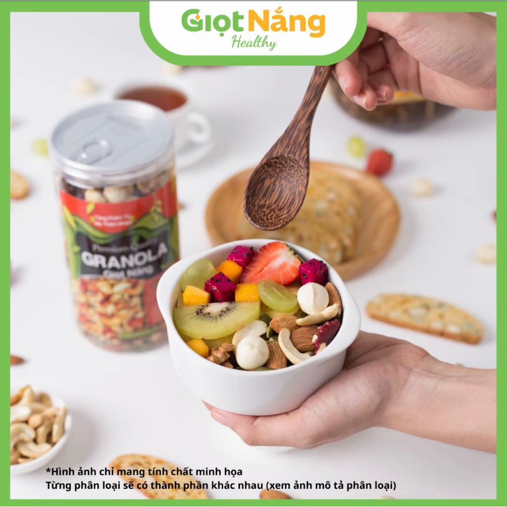 Granola Hạt Premium dinh dưỡng từ Nông sản Giọt nắng