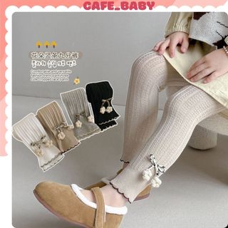 (8-25kg) Combo 2 Quần Legging Hàng QC Cao Cấp Chất Len Dày Dặn Co Dãn Thoải Mái Mềm Mại Thu Đông Cho Bé Gái - BABY212