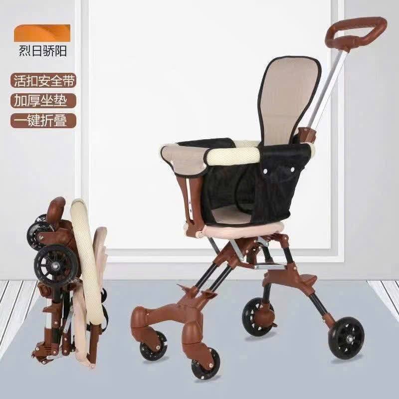 Xe đẩy 2 chiều gấp gọn 520 siêu gọn nhẹ kèm đệm