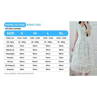 Đầm nữ form A xòe GUMAC cổ V bèo tay loe màu hồng xanh họa tiết hoa lá nhẹ nhàng nữ tính LDF0602
