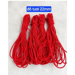 5m dây thun tròn có lõi,  và dây thun dep,làm  dây cột tóc handmade