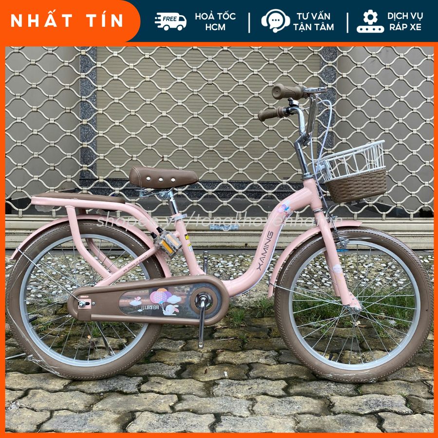[Hoả tốc HCM] Xe Đạp Xaming Sườn Cong Cao Cấp Đủ Size Cho Bé 2-10 Tuổi XM C1, Xe đạp trẻ em chính hãng, an toàn