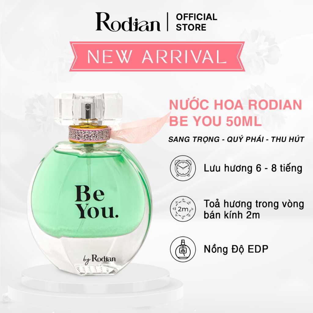 Nước Hoa Nữ Rodian Be You Eau De Parfum 50 ml Chính Hãng Hương Sang Trọng, Quý Phái, Thu Hút