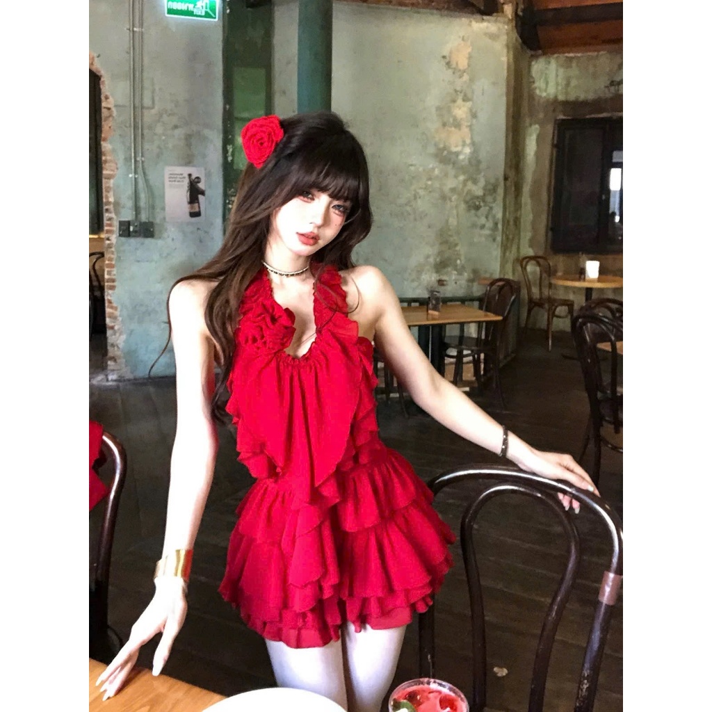 SET ÁO YẾM BÈO CV 3 TẦNG