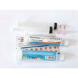 TIP Phủ Mạch UV Màu Xanh - Trắng