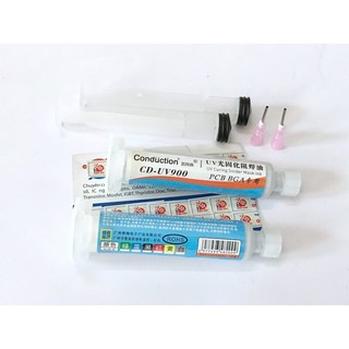 TIP Phủ Mạch UV Màu Xanh - Trắng