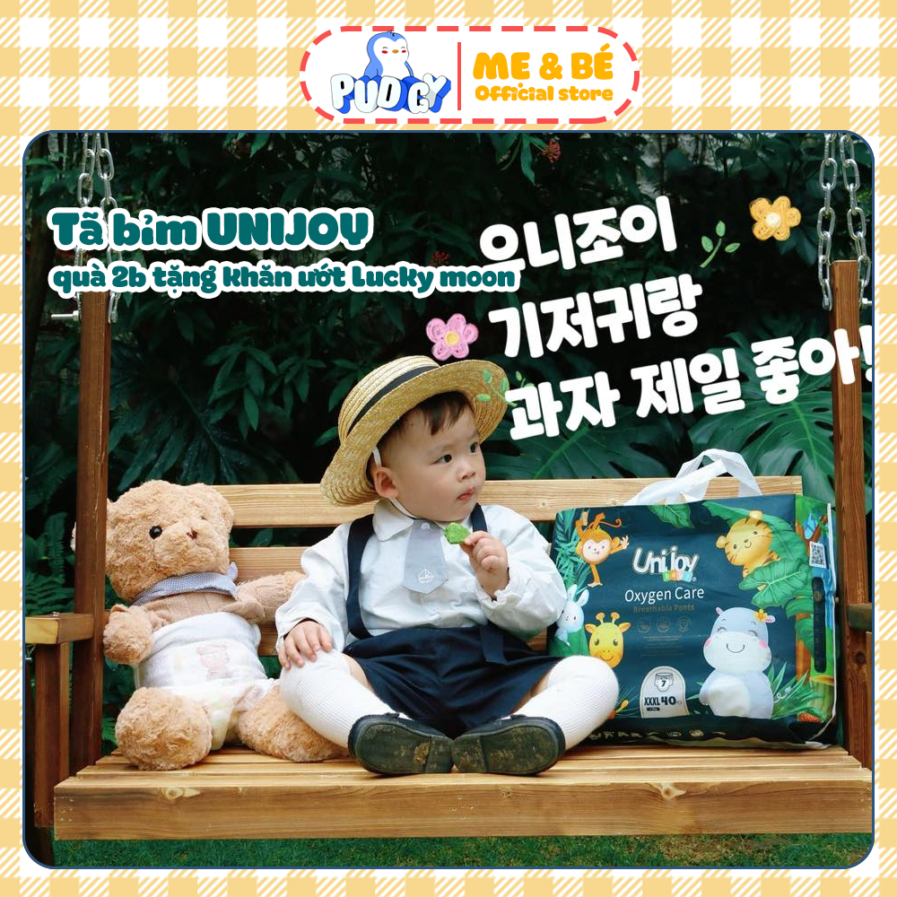 Tã/ Bỉm quần dán Unijoy Oxygen Care/ Skin Care đủ size từ NB64/S62/M56/M48/L50/XL48/2XL44/3XL38 | Ca