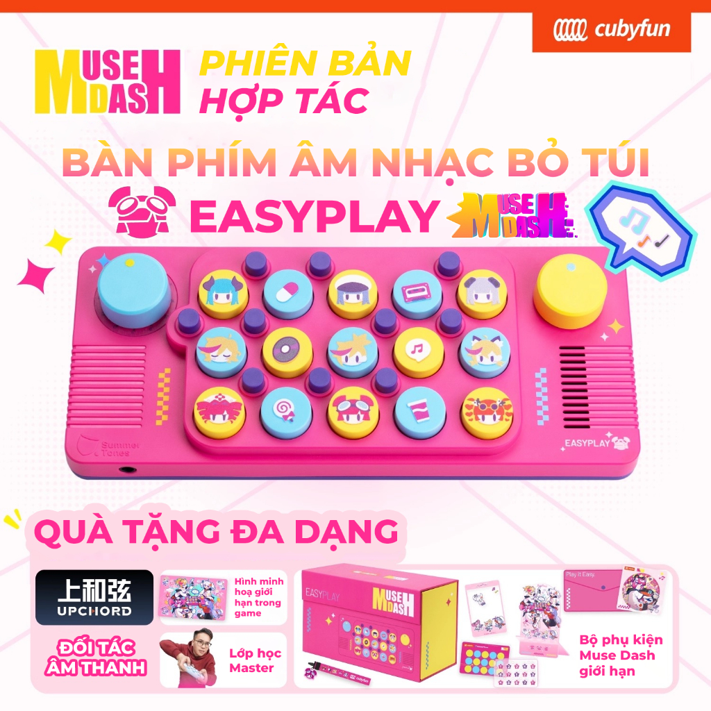 【Phiên bản giới hạn】Đàn Piano Mèo Easyplay Muse Dash