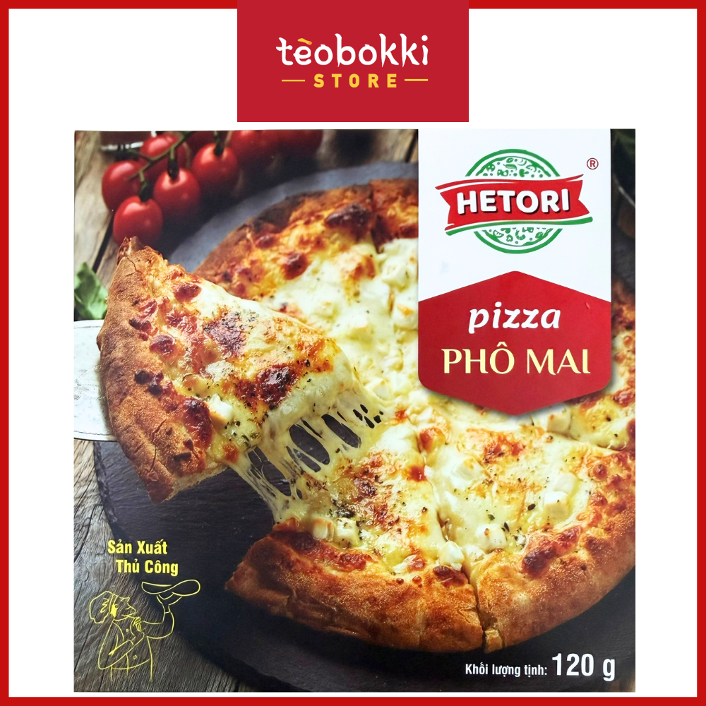 [SHIP HCM] Pizza Phô Mai Hetori 120g – Bánh Pizza Mini Ăn Liền chỉ sau 5-7 phút
