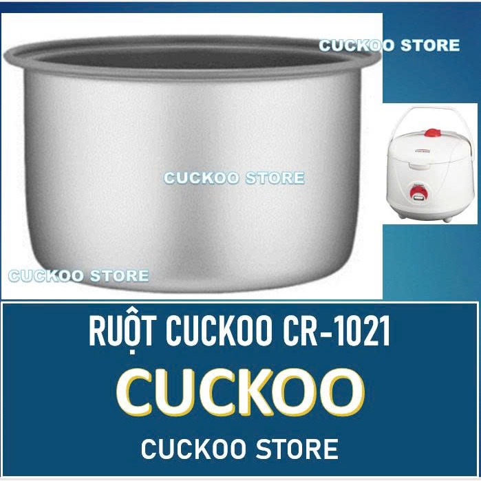 Ruột nồi cơm điện Cuckoo CR-1021 màu trắng