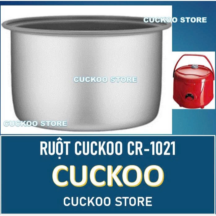 Ruột lòng nồi cơm điện Cuckoo CR-1021 ,CR 1021R đỏ