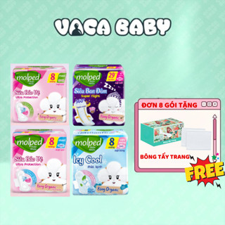  Băng vệ sinh Molped Bông Organic Tự nhiên mềm mại siêu thấm - Nhãn hàng Molfix công ty Hayat 