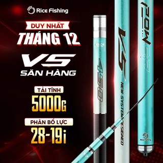  Cần câu đài săn hàng RICE FISHING V5 SĂN HÀNG carbon cao cấp săn cá lớn CC-24 
