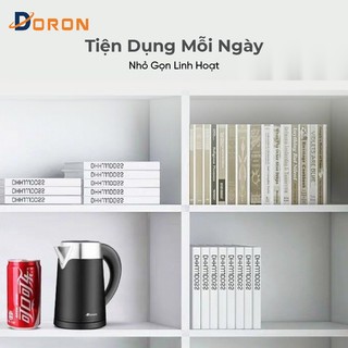 Ấm siêu tốc DORON 1200W dung tích 1l, tự ngắt điện khi sôi