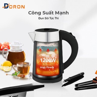Ấm siêu tốc DORON 1200W dung tích 1l, tự ngắt điện khi sôi