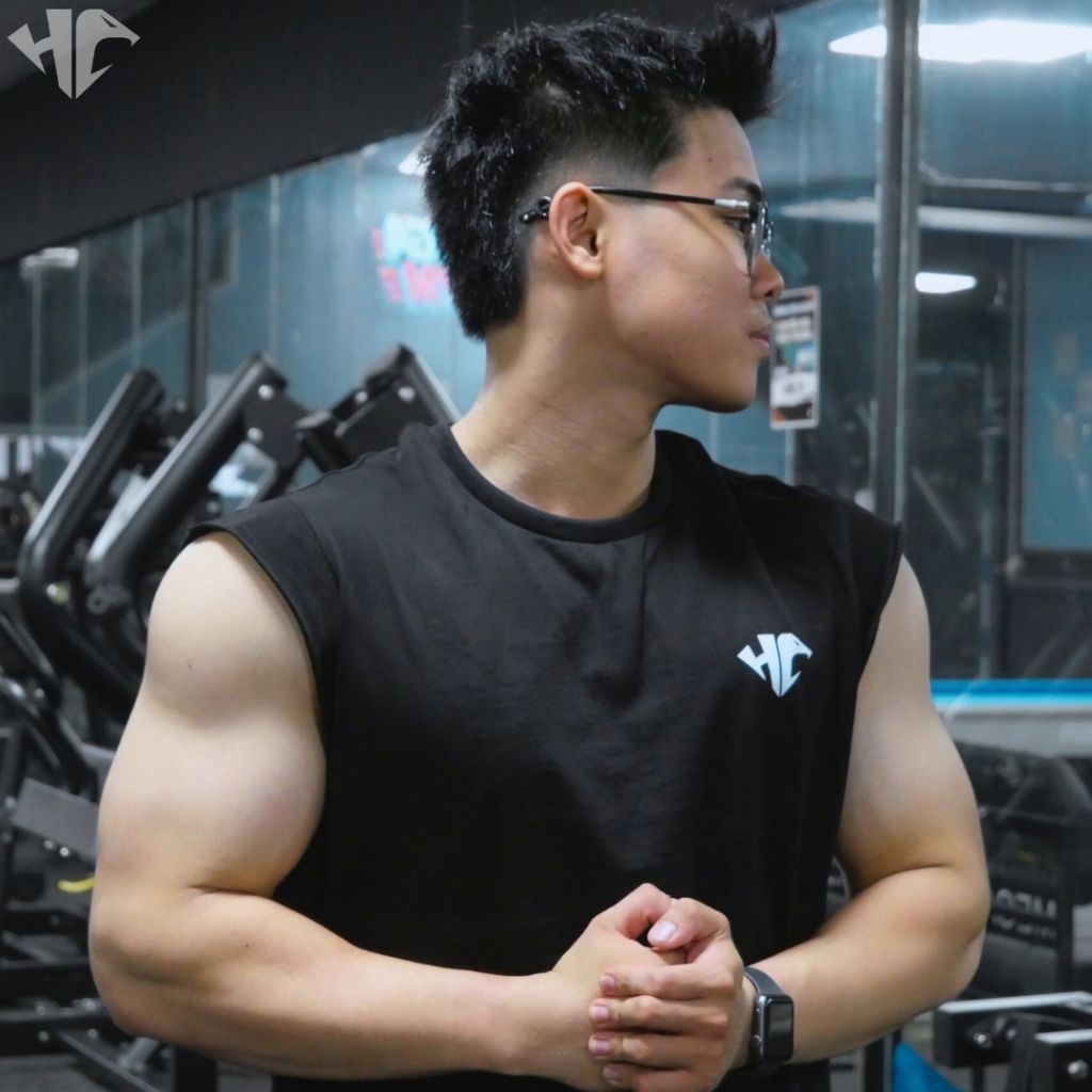 Áo Tập Gym Nam Nữ Cut Off Tank Form Rộng Thấm Hút Tốt – HARD CAPUT – Quà Tặng Móc Khóa 3D