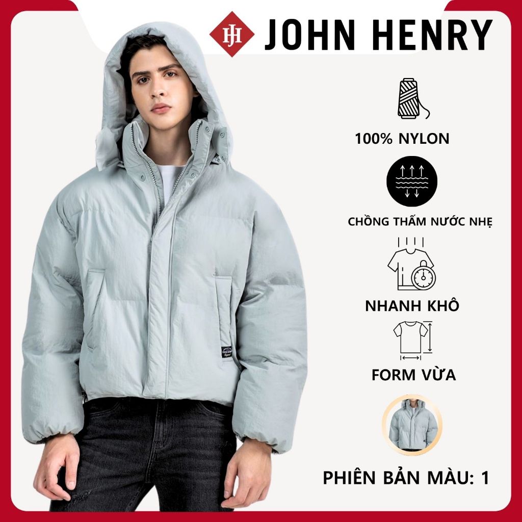 JOHN HENRY - Jk25FH08C - Áo Khoác Nam Trẻ Trung
