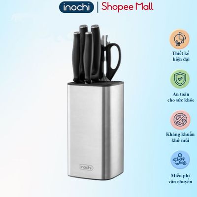 Bộ dao kéo nhà bếp Sakai Inochi đa năng, lưỡi dao làm từ thép không gỉ, tay cầm chống trơn trượt