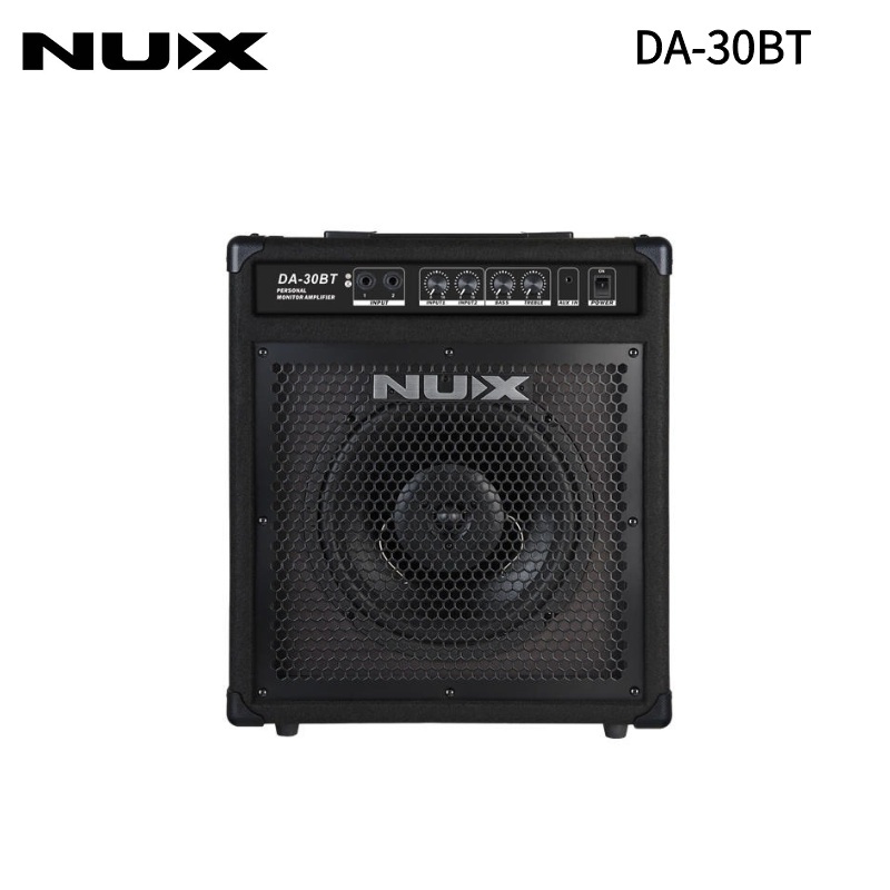 Loa Monitor Cá Nhân NUX DA-30BT - 30W, Loa 10 Inch, Bluetooth, 2 Kênh, Tối Ưu Cho Trống Điện & Piano