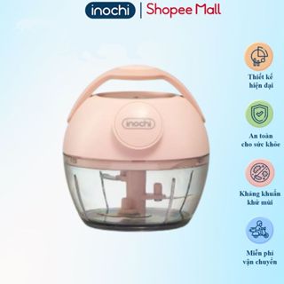 [ĐA KHO] Dụng cụ xay tỏi ớt Inochi. lưỡi dao bén, Máy xay tỏi ớt cầm tay nhỏ gọn, dễ vệ sinh