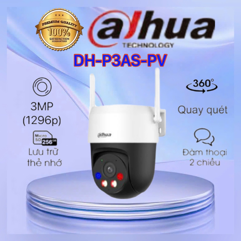 Camera Wifi quay quét 3MP DAHUA DH-P3AS-PV