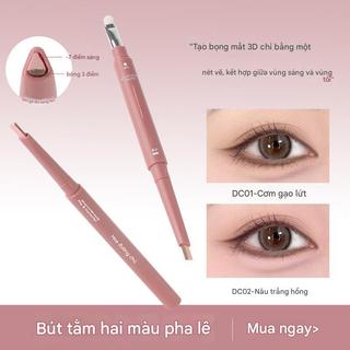 Bút Kẻ Bọng Mắt 3D 2 Màu  tự nhiên , dễ kẻ, lâu trôi
