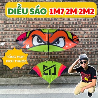  Diều sáo tổng hợp 1m7 1m8 2m 2m2 full cacbon - Giảm giá mẫu cũ - Tặng đồ sửa chữa diều 