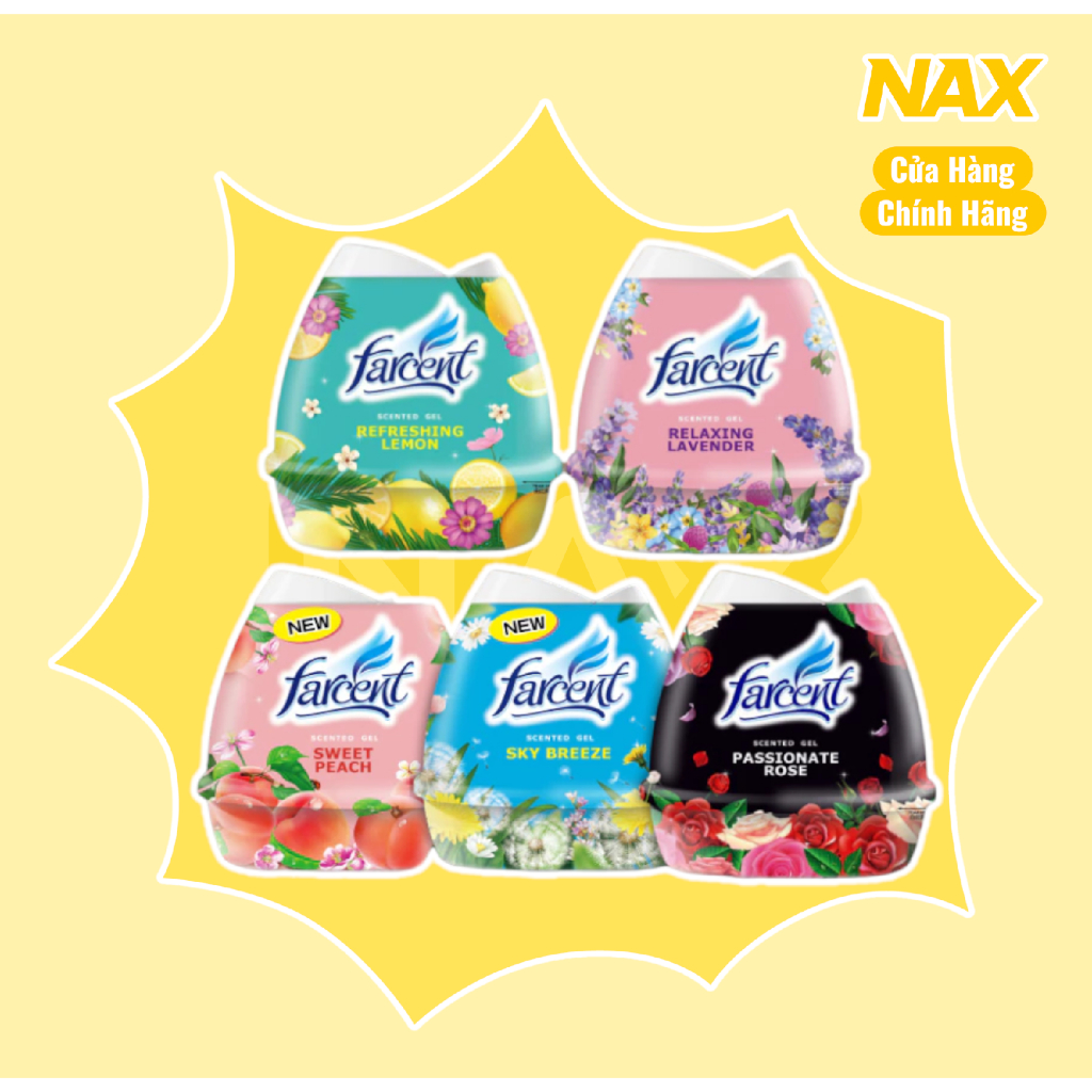 NAX Sáp Vuông Farcent 200g