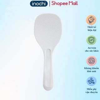 Muỗng xới cơm chống dính, đế tự đứng Inochi Sendai Nhật Bản, an toàn tuyệt đối, Vạn Phúc