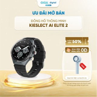   ƯU ĐÃI MỞ BÁN  Đồng hồ thông minh Kieslect AI Elite 2  - Màn hình LTPO AMOLED 1.46 inch - Tích hợp trợ lý ChatGPT 