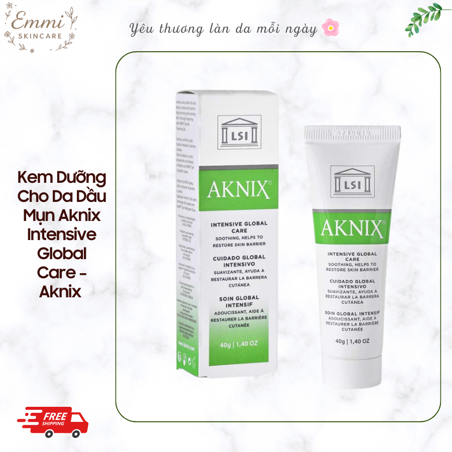 [Công Ty] Kem Dưỡng Cho Da Dầu Mụn Aknix Intensive Global Care – Aknix Intense Purifying Care 40g