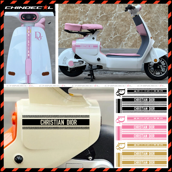 Tem dán xe điện VC , V1 , K1 | Nhiều lựa chọn | Cao cấp 3 lớp chống bay màu | 555901