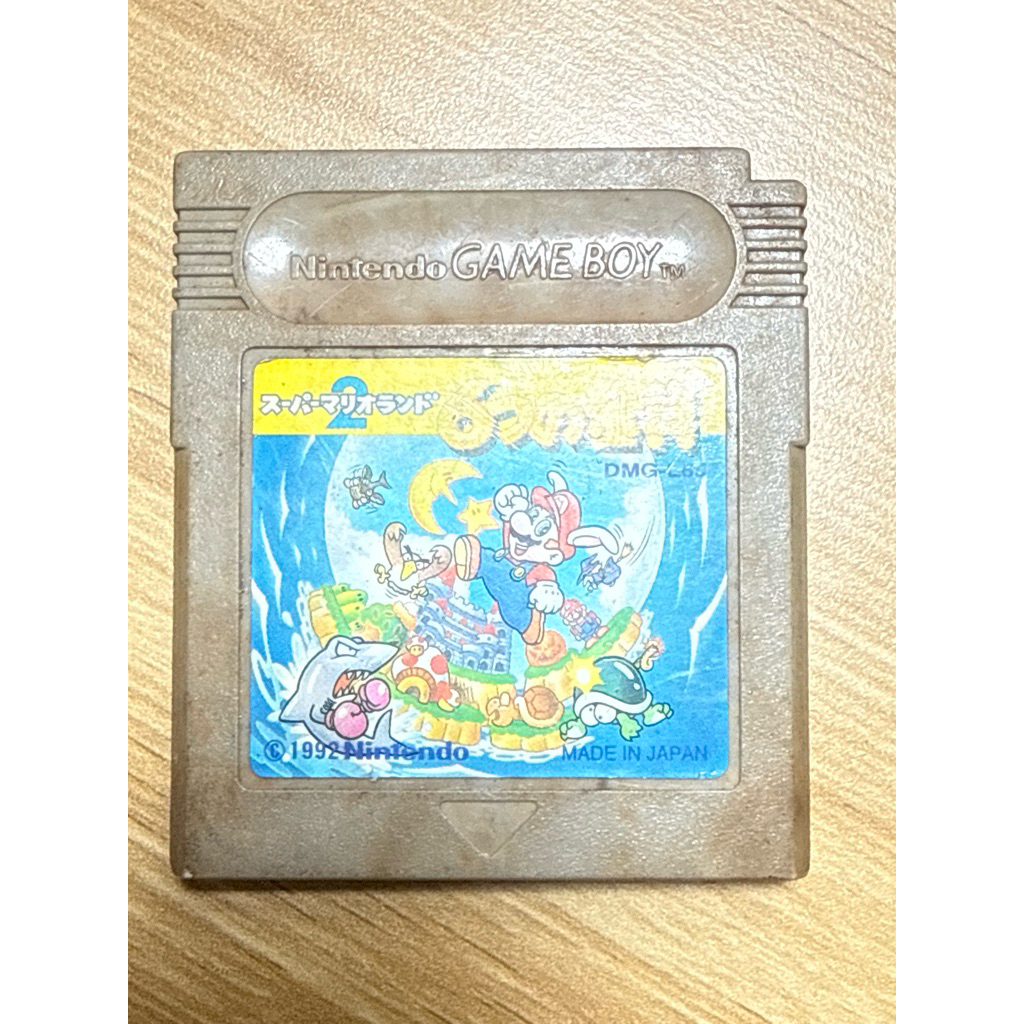 Băng Game Boy Super Mario Land 2 Golden Coins 1989 – Huyền thoại Mario cổ điển, hàng Nhật