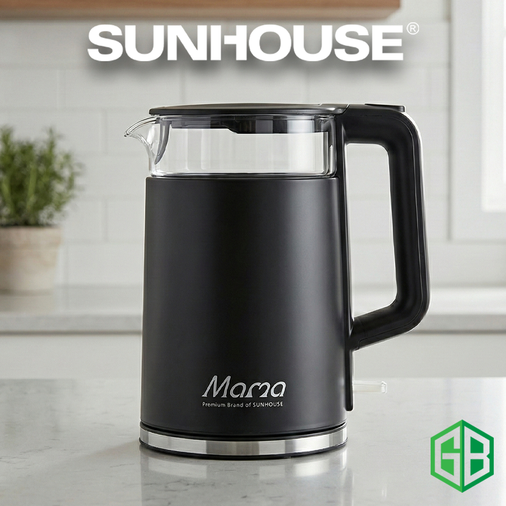 Ấm siêu tốc thuỷ tinh 1.7L SUNHOUSE MAMA SHD1330