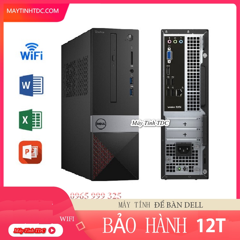 Case máy tính để bàn DELL i3 / I5 / I7 6700 - RAM 8GB DDR4 - ổ cứng SSD 128GB . Hàng Nhập Khẩu Like 