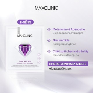 Mặt Nạ Dưỡng Da Maxclinic Time Return Melatonin Cream Mask Sheet 1 Miếng 28ml